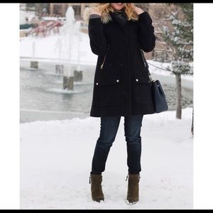 J.Crew Chateau Parka Stadium Cloth Size 4